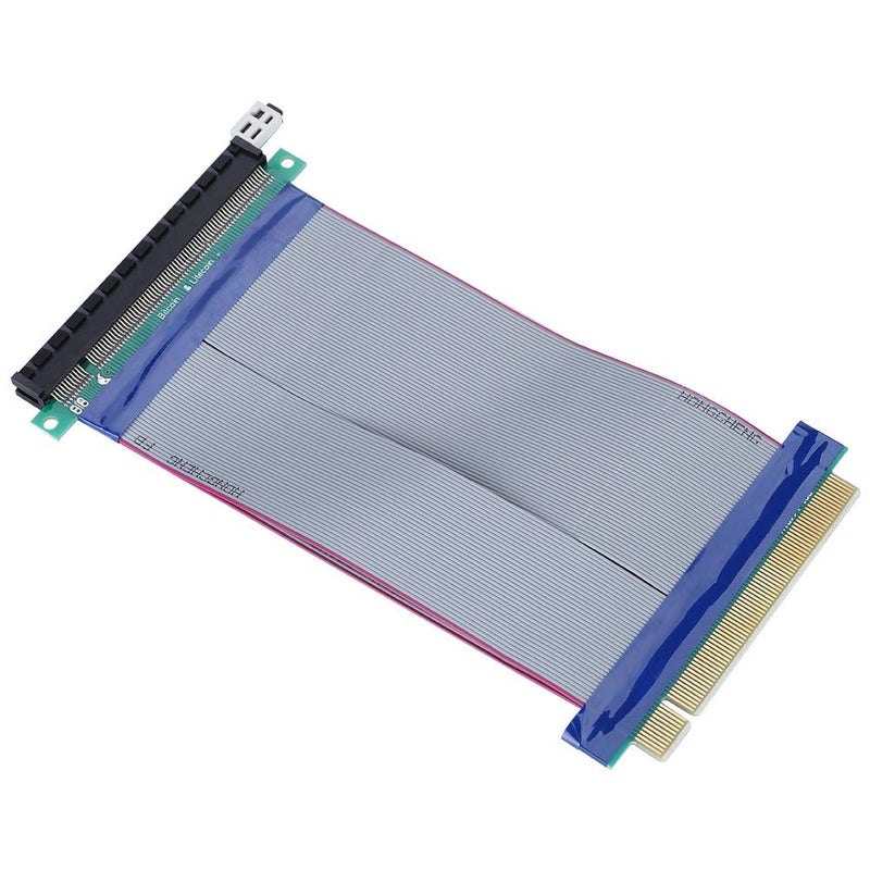 ZERONE PCIE Riser Cable, 7.5Inch/19cm 16x High Speed Riser Cable - PCI Express Port GPU Extension Card - Image 1